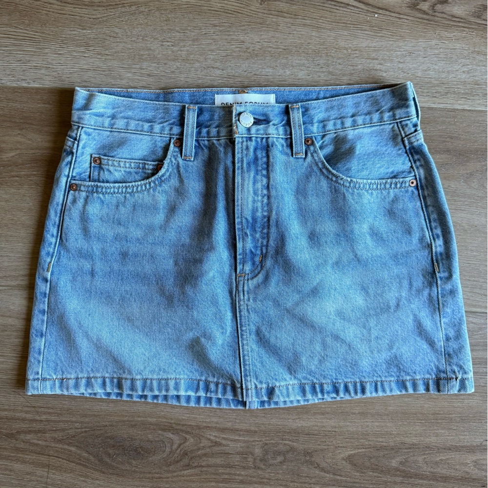 Aritzia Denim Forum 90s Ricci Mini Skirt